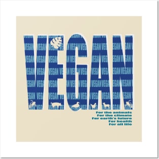 Vegan Statement Posters and Art